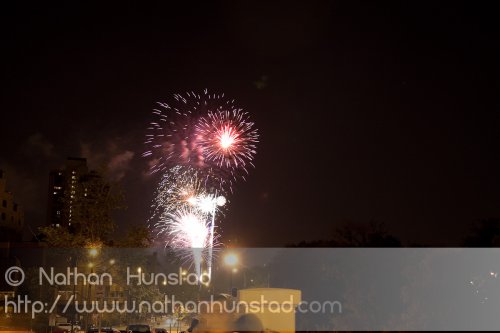 Minneapolis fireworks on 4 July 2010